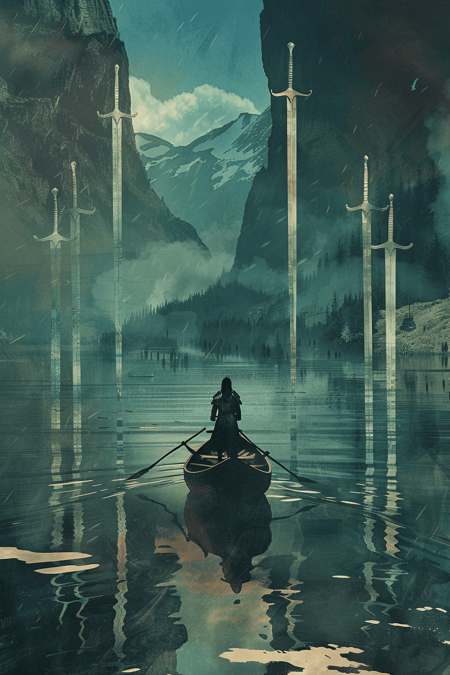 Recto de la carte le six d'épée